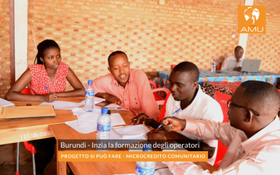 Burundi, inizia la formazione degli animatori comunitari per il microcredito.