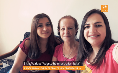 Siria, Wafaa: “Adesso ho un’altra famiglia”