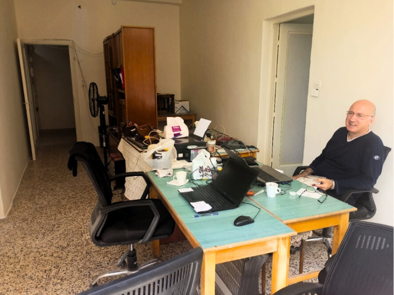 Siria, ristrutturato l'ufficio di Semi di Speranza
