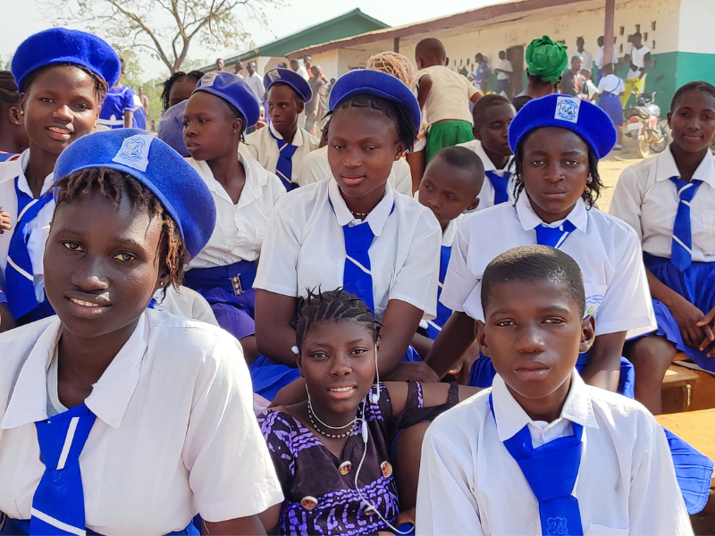 Inaugurazione della scuola di Serekolia (Sierra Leone)