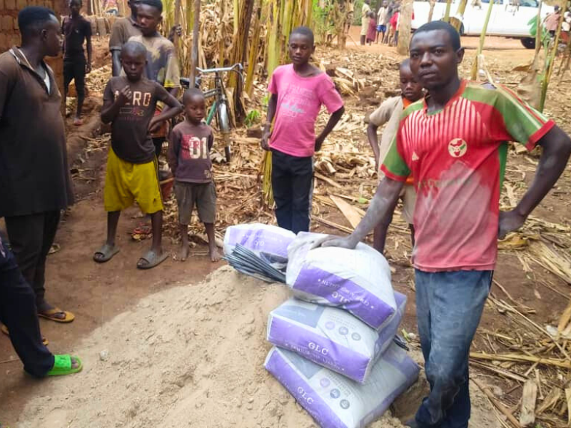 Cibitoke (Burundi): lavori iniziati per la costruzione delle latrine ecologiche